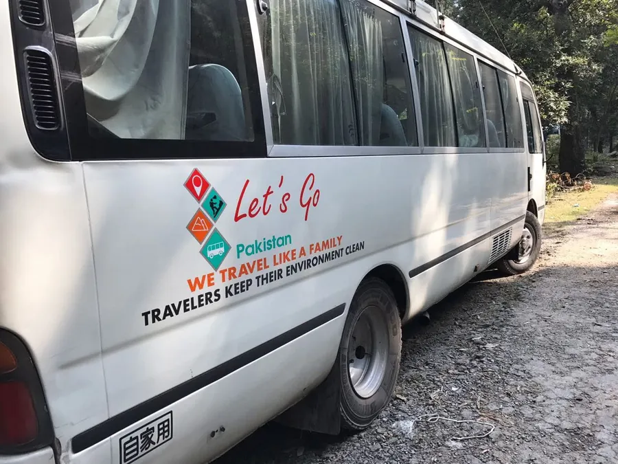Let's Go Pakistan tour bus